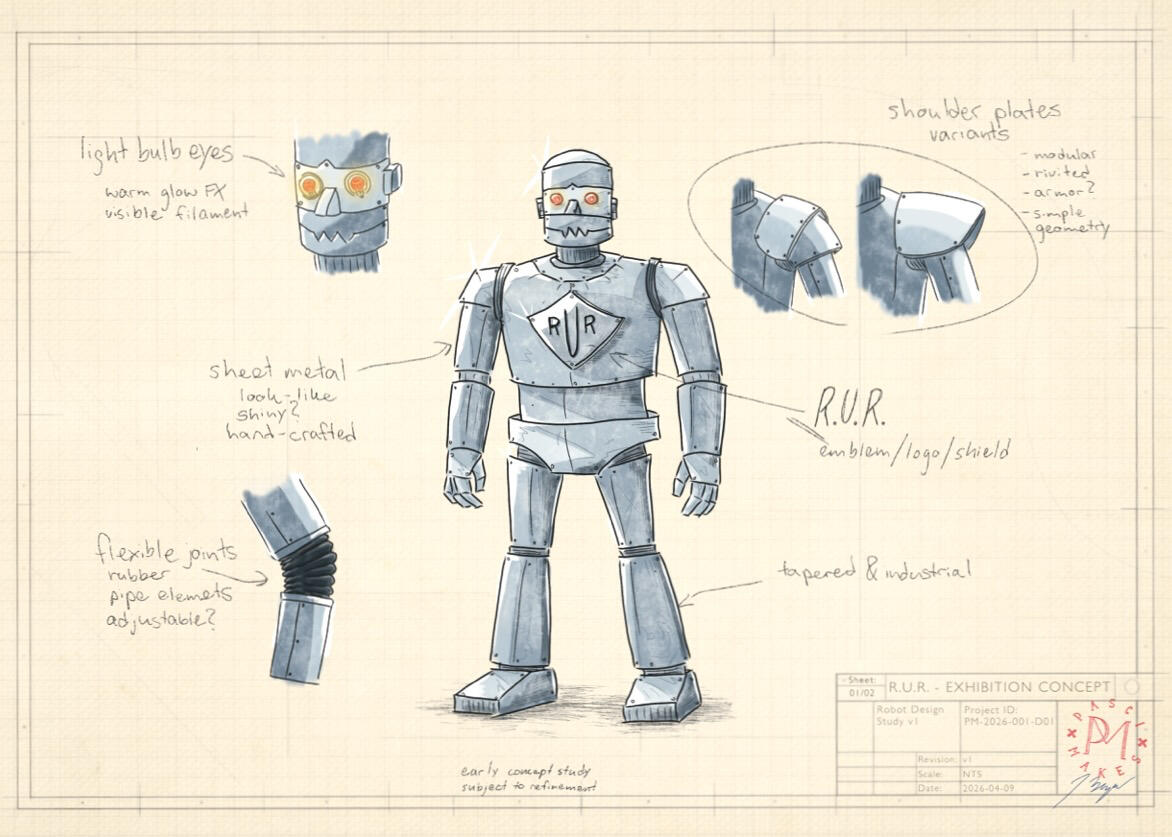 robot concept blueprint