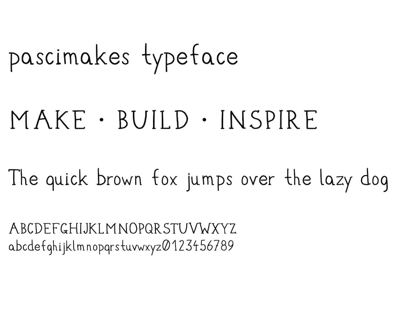 pascimakes font
